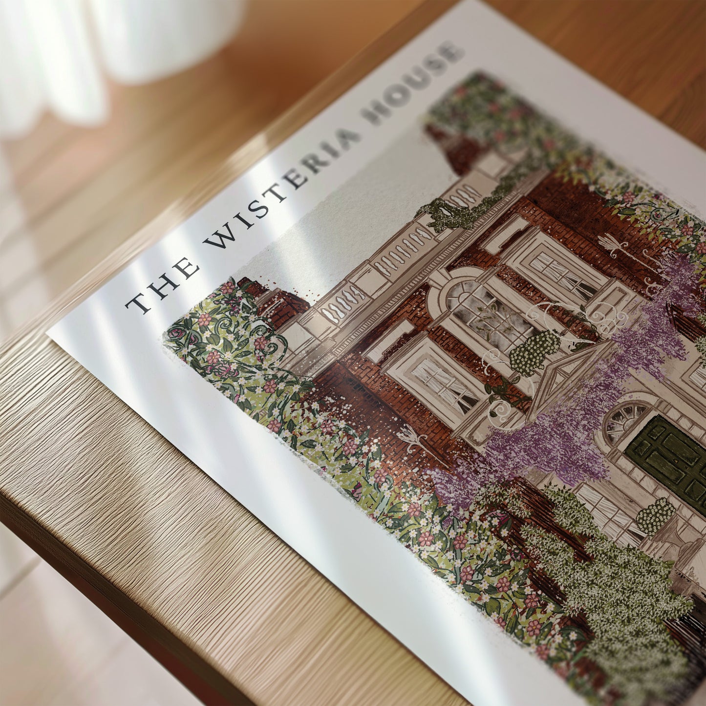 Bridgerton The Wisteria House Print