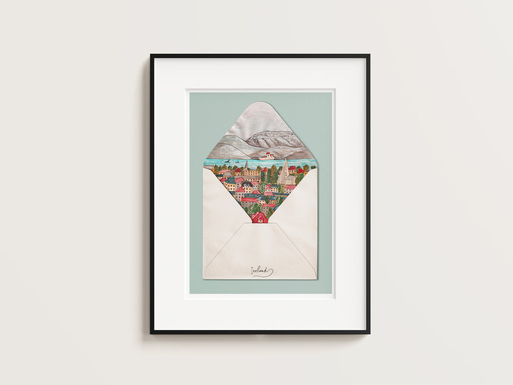 Reykjavik, Iceland Greeting Card - Print