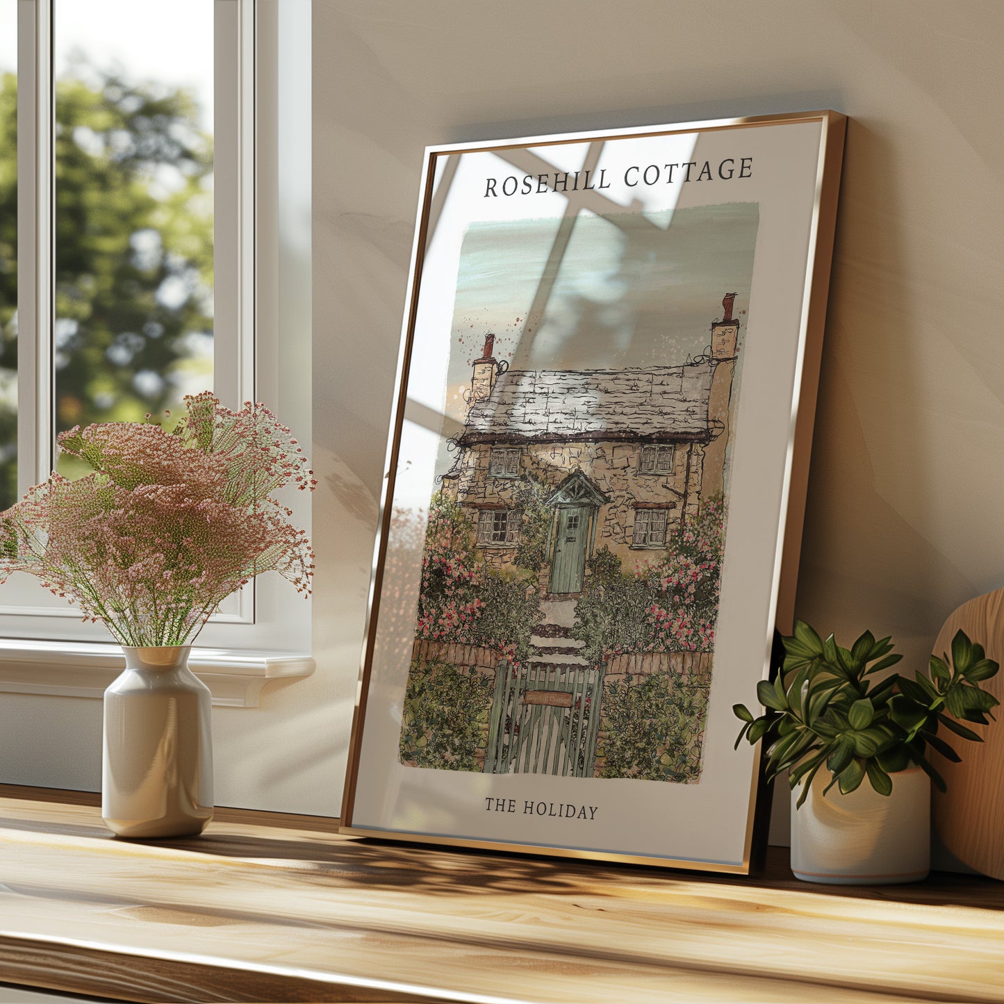 Rosehill Cottage The Holiday Print