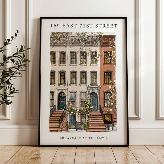 Breakfast at Tiffany's Golightly's Apartment Print