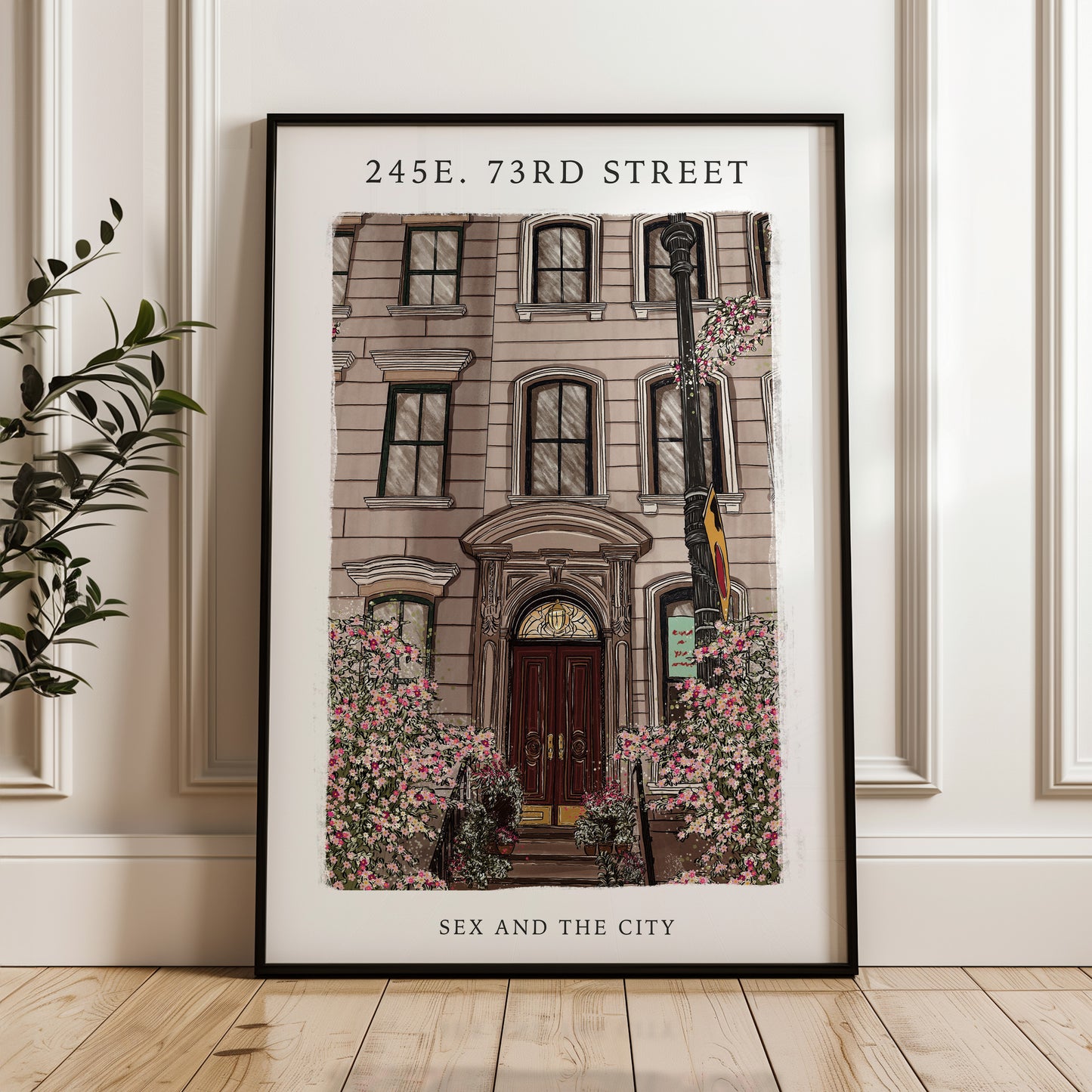 Sex and The City Carrie Bradshaw's Apartment Print