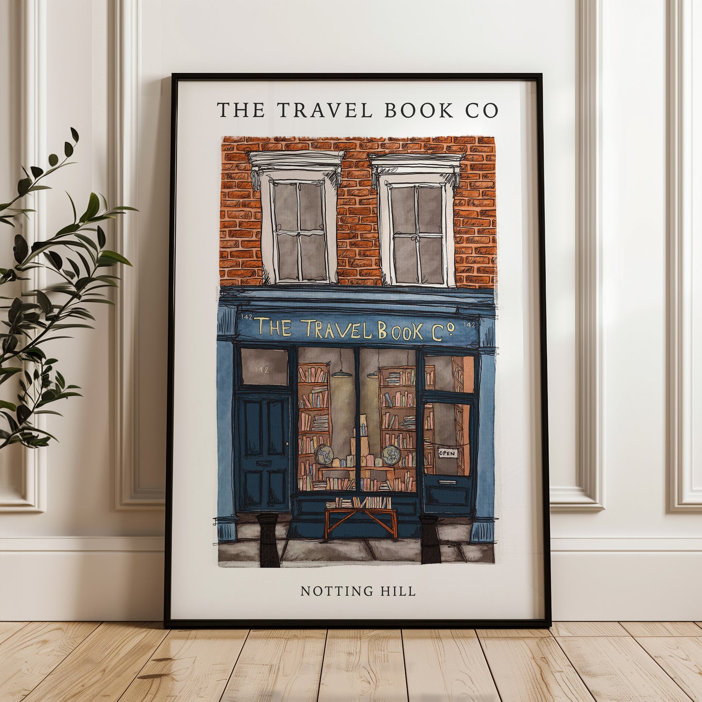 Notting Hill Movie The Travel Book Co Print