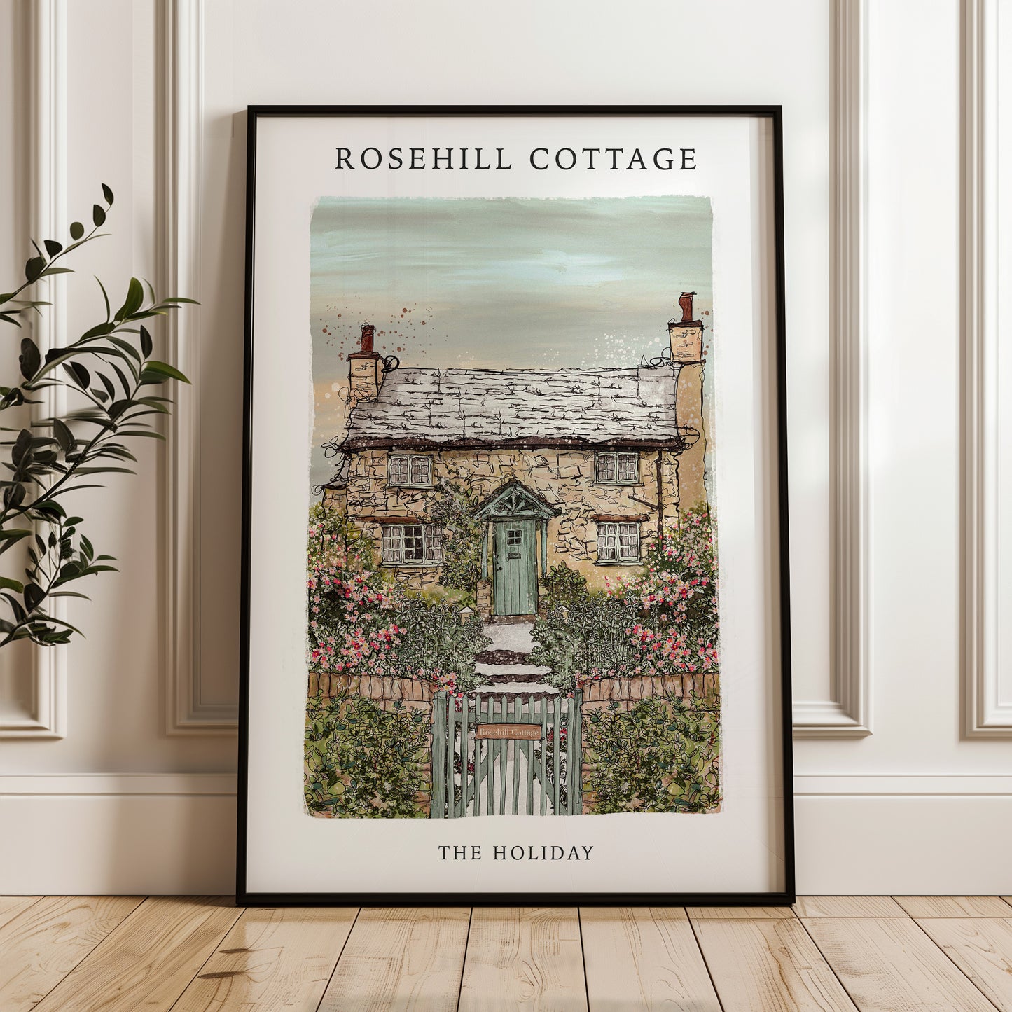 Rosehill Cottage The Holiday Print