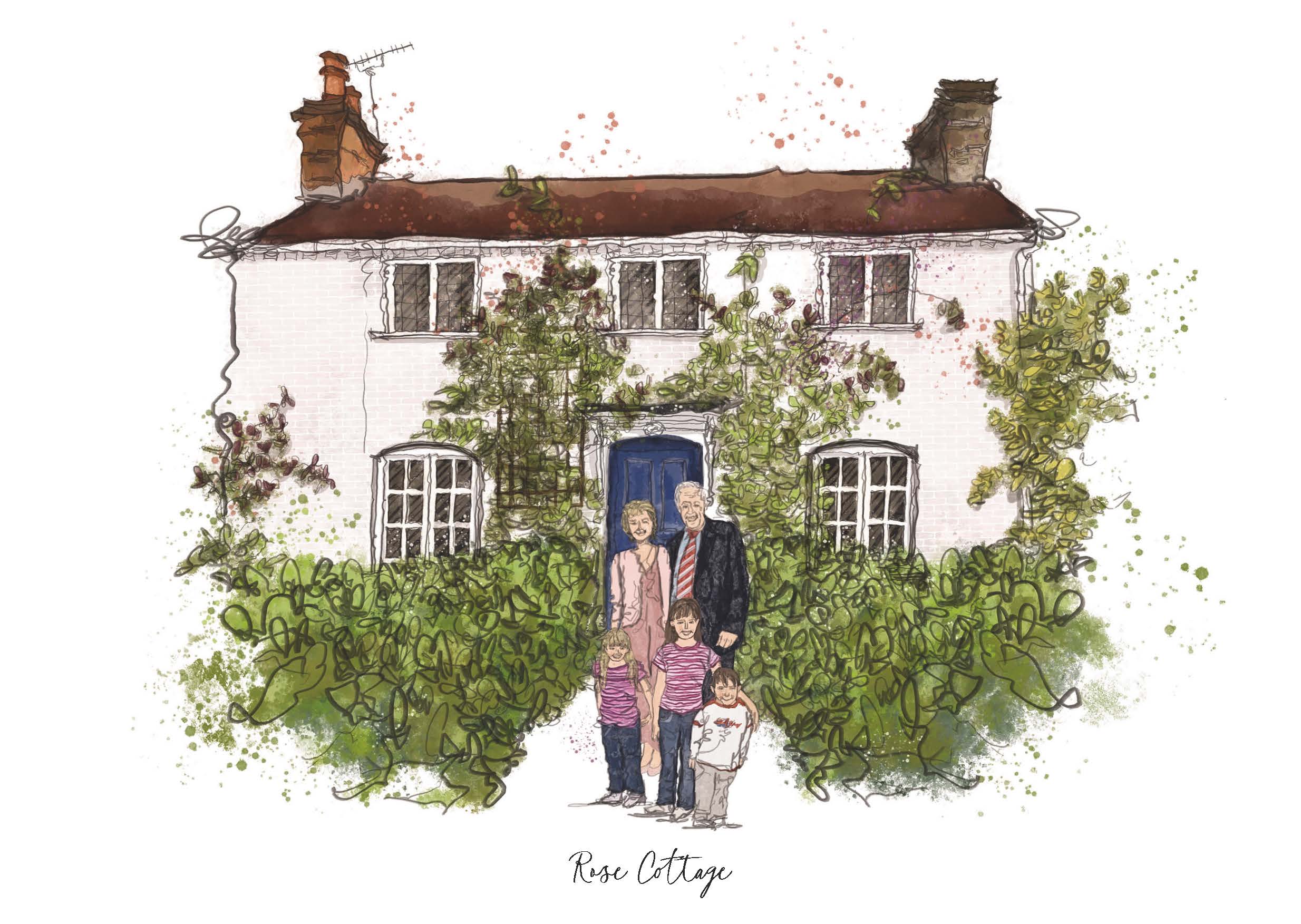 Custom House Illustration - Digital Copy